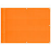 vidaXL Paravent de balcon orange 75 x 700 cm 100 % polyester Oxford