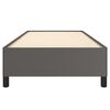 vidaXL Cadre de lit sans matelas gris 90x200 cm similicuir