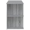 vidaXL Bureau sonoma gris 140x50x75 cm bois d'ingénierie