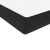vidaXL Sommier &agrave; lattes de lit avec matelas noir 90x220 cm velours