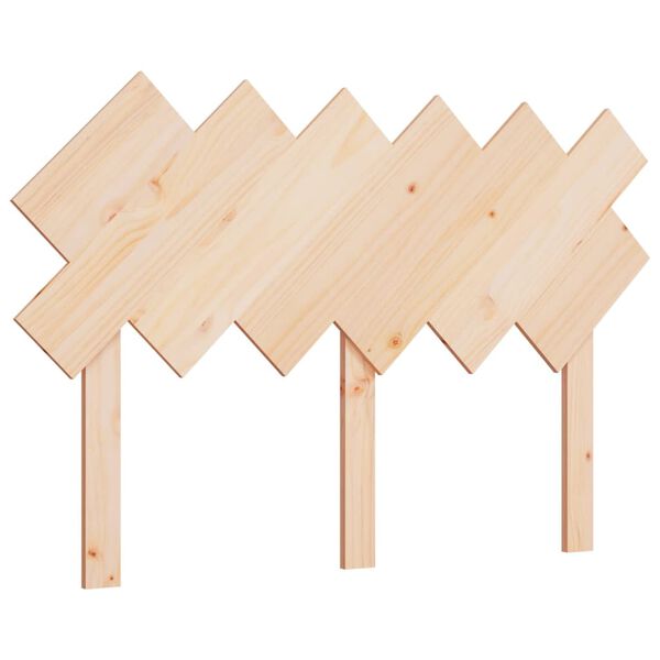 vidaXL T&ecirc;te de lit 122,5x3x80,5 cm Bois massif de pin