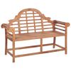 vidaXL Banc de jardin 127x58,5x92,5 cm Bois massif de teck