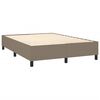 vidaXL Cadre de lit taupe 140x190 cm tissu
