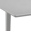 vidaXL Table à dîner extensible Gris (80-120) x 80 x 74 cm MDF
