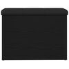 vidaXL Banc de rangement Ch&ecirc;ne noir 62 x 42 x 45 cm Bois d'ing&eacute;nierie