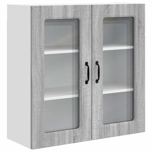 vidaXL Panneau de lave-vaisselle Kalmar Gris Sonoma 80 x 31 x 80 cm