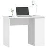 vidaXL Bureau Blanc 100x55x75 cm Bois d'ingénierie