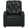 vidaXL Fauteuil de massage inclinable Noir Similicuir