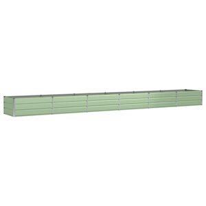 vidaXL Jardini&egrave;re Vert 600 x 80 x 45 cm Acier