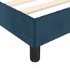 vidaXL Cadre de lit sans matelas bleu fonc&eacute; 80x200 cm velours