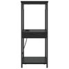 vidaXL Cabinet de chevet Ch&ecirc;ne noir 41 x 31 x 76 cm Bois d'ing&eacute;nierie