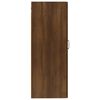 vidaXL Armoire suspendue Ch&ecirc;ne marron 35x34x90 cm Bois d'ing&eacute;nierie