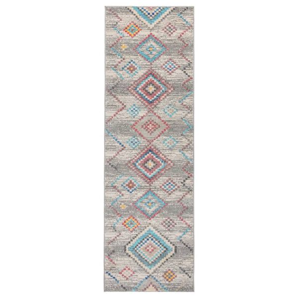 vidaXL Tapis ARBIZU int&eacute;rieur ext&eacute;rieur design vintage 80x250 cm