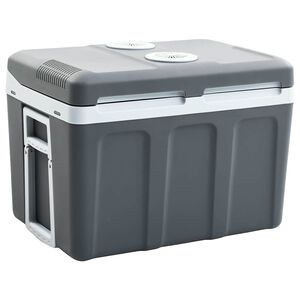 vidaXL Glaci&egrave;re portable thermo&eacute;lectrique 40 L 12 V 230 V E
