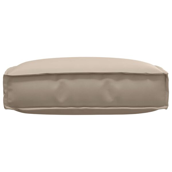 vidaXL Coussin Taupe 60 x 60 x 12 cm Tissu Oxford