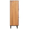 vidaXL Haut Armoire avec porte Finition Acacia Brun 40 x 33 x 110 cm