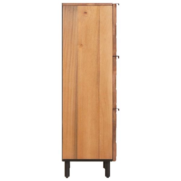vidaXL Haut Armoire avec porte Finition Acacia Brun 40 x 33 x 110 cm