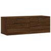vidaXL Armoire murale ch&ecirc;ne marron 100x36,5x35 cm bois d'ing&eacute;nierie