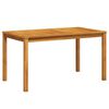 vidaXL Table de jardin 140x80x74 cm Bois d'acacia massif