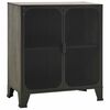 vidaXL Armoire de rangement Gris 72x36x82 cm M&eacute;tal et MDF