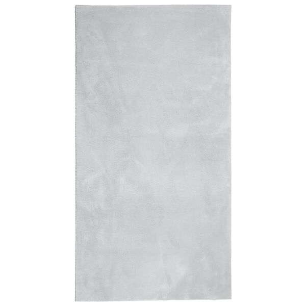 vidaXL Tapis HUARTE à poils courts doux et lavable gris 60x110 cm