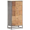 vidaXL Armoire &agrave; tiroirs 45 x 30 x 100 cm Bois de r&eacute;cup&eacute;ration massif