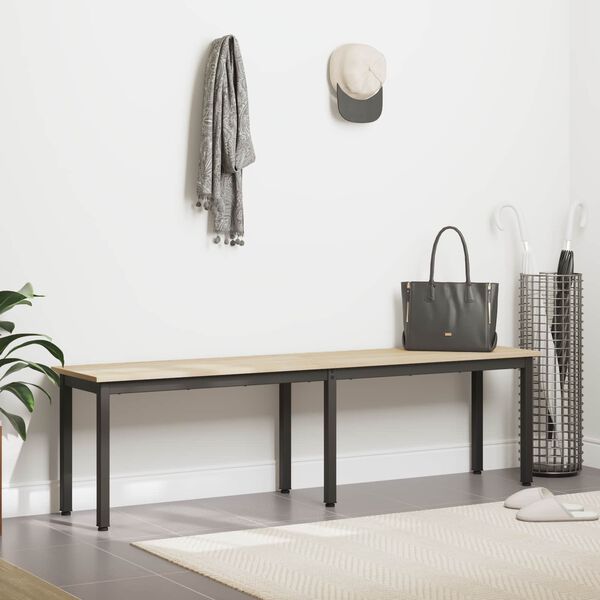 vidaXL banc Sonoma 160 x 35 x 45 cm Bois d'ing&eacute;nierie