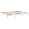 VidaXL Cadre de lit familial sans matelas blanc 270x200 cm