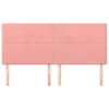 vidaXL T&ecirc;te de lit Rose 200x5x118/128 cm Velours