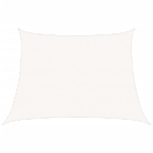 vidaXL Voile d'ombrage 160 g/m² Blanc 4/5x3 m PEHD