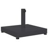 vidaXL Pied de parasol Gris fonc&eacute; 45 x 45 x 31,5 cm