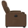 vidaXL Fauteuil inclinable électrique marron tissu