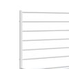 vidaXL Cadre de lit m&eacute;tal sans matelas et pied de lit blanc 120x190 cm