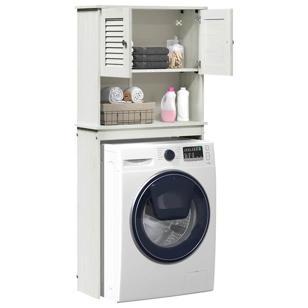 vidaXL Cabinet pour lave-linge VIGO Blanc 72,5 x 27 x 161 cm