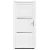 vidaXL Porte Frontale Blanc 88 x 200 cm PVC