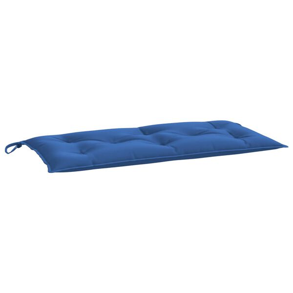 vidaXL Coussin de banc de jardin bleu 100x50x7 cm tissu oxford