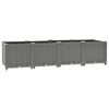 vidaXL Lit sur&eacute;lev&eacute; gris clair 160x40x38 cm Polypropyl&egrave;ne