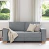 vidaXL Canap&eacute; 2 places Gris clair 180x78x84 cm Tissu