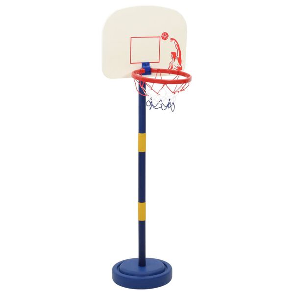 vidaXL Support de jeu de basket-ball avec ballon et pompe 90/121 cm