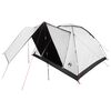 vidaXL Tente de camping 6 personne Blanc Occultant Polyester et Acier