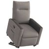 vidaXL Fauteuil inclinable taupe tissu