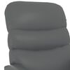 vidaXL Fauteuil inclinable &eacute;lectrique Gris Similicuir