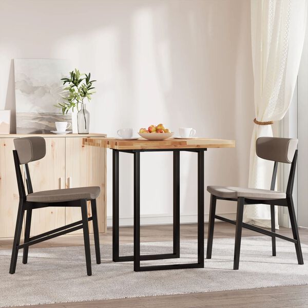 vidaXL Dessus de table carr&eacute; 70x70x4 cm bois massif d'acacia