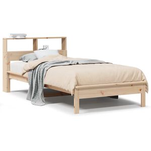 vidaXL Lit biblioth&egrave;que sans matelas 75x190 cm bois de pin massif