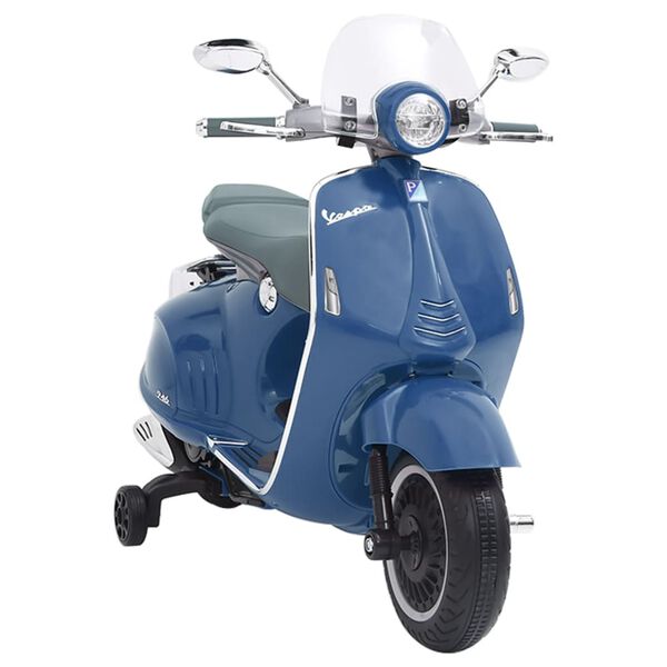 vidaXL Moto &eacute;lectrique pour enfants Vespa GTS300 bleu