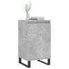 vidaXL Buffets 2 pcs gris b&eacute;ton 40x35x70 cm bois d'ing&eacute;nierie