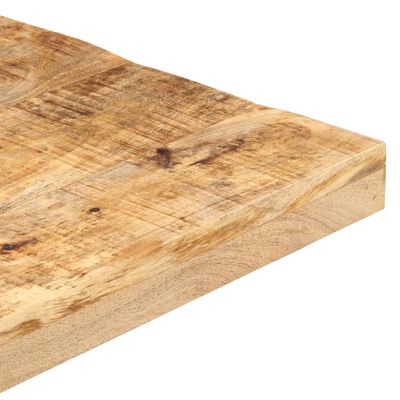 vidaXL Table de bar Carrée 50x50x110 cm Bois de manguier brut