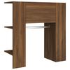 vidaXL Armoire de couloir Chêne marron 97,5x37x99 cm Bois d'ingénierie