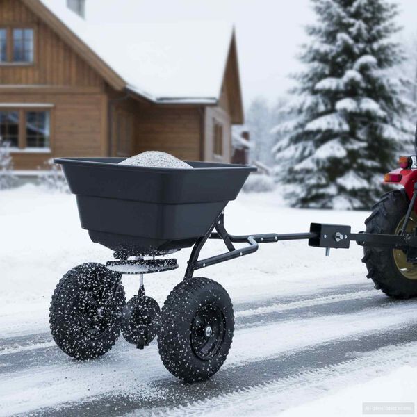 vidaXL &Eacute;pandeur Noir 53 x 108 x 74 cm PVC et Acier