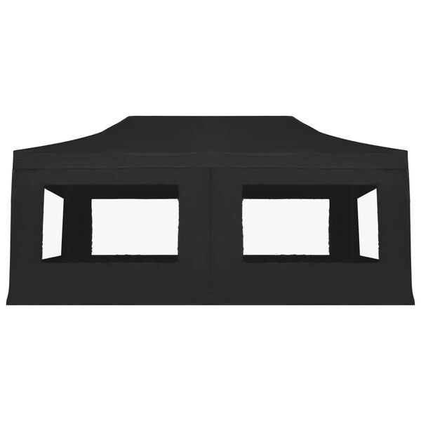 vidaXL Tente de r&eacute;ception pliable &agrave; parois Aluminium 6 x 3m Anthracite